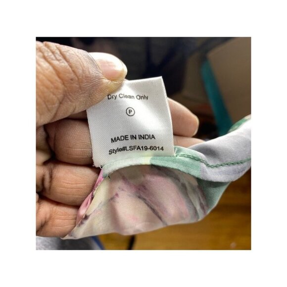 Love Sam Womens Sheath Dress Multicolor Floral V Neck Empire Waist XS New‎ - Picture 9 of 11